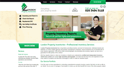 Desktop Screenshot of londonpropertyinventories.co.uk